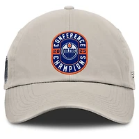 Fanatics Edmonton Oilers 2025 Western Conference Champions Adjustable Hat