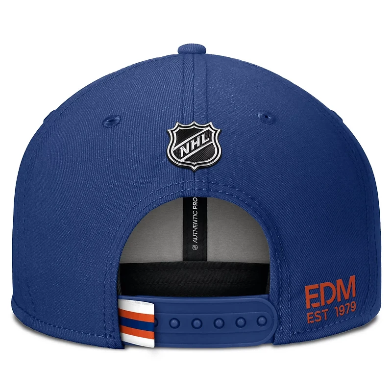 Fanatics Edmonton Oilers Authentic Pro Prime Snapback Hat