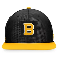 Fanatics /Gold Boston Bruins Authentic Pro Alternate Logo Snapback Hat