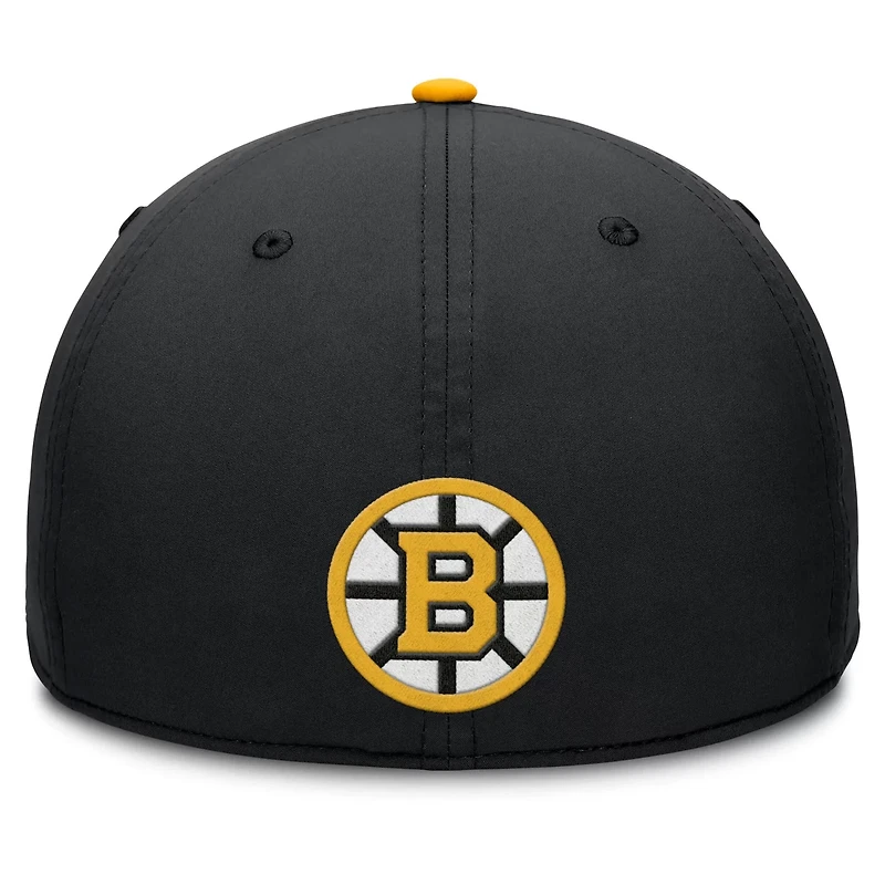 Fanatics Gold Boston Bruins Authentic Pro Rink Team Code Flex Hat