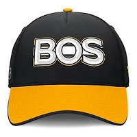 Fanatics Gold Boston Bruins Authentic Pro Rink Team Code Flex Hat