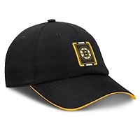 Fanatics Gold Boston Bruins Authentic Pro Ripstop Adjustable Hat