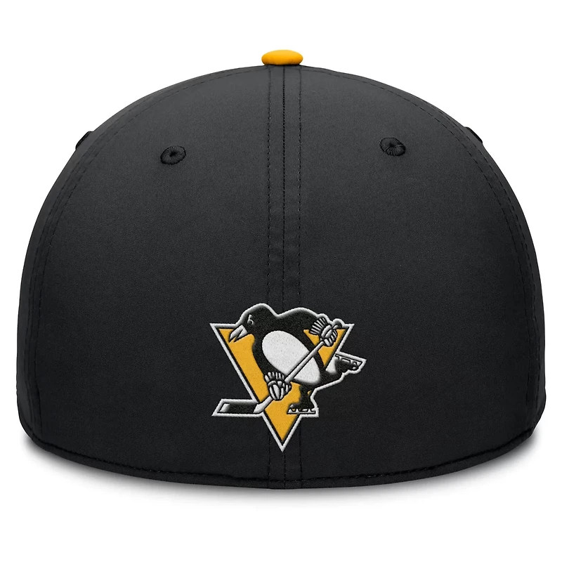 Fanatics Gold Pittsburgh Penguins Authentic Pro Rink Team Code Flex Hat
