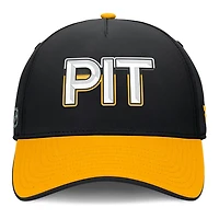Fanatics Gold Pittsburgh Penguins Authentic Pro Rink Team Code Flex Hat
