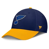 Fanatics Gold St Louis Blues Authentic Pro Rink Flex Hat