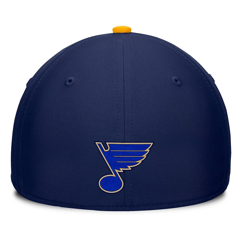 Fanatics /Gold St Louis Blues Authentic Pro Rink Team Code Flex Hat