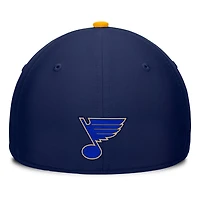 Fanatics /Gold St Louis Blues Authentic Pro Rink Team Code Flex Hat
