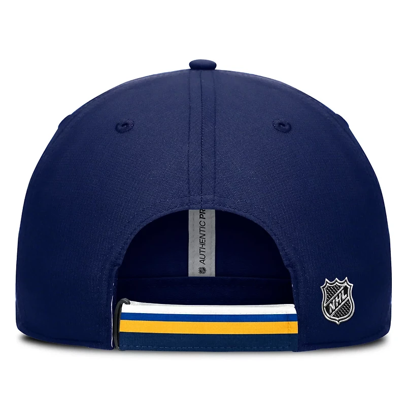 Fanatics Gold St Louis Blues Authentic Pro Ripstop Adjustable Hat