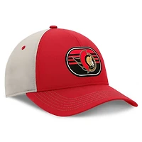 Fanatics Gray Ottawa Senators 2025 Stanley Cup Playoffs Locker Room Trucker Adjustable Hat