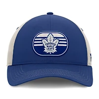 Fanatics Gray Toronto Maple Leafs 2025 Stanley Cup Playoffs Locker Room Trucker Adjustable Hat