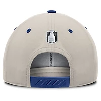 Fanatics Gray Toronto Maple Leafs 2025 Stanley Cup Playoffs Locker Room Trucker Adjustable Hat