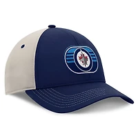 Fanatics Gray Winnipeg Jets 2025 Stanley Cup Playoffs Locker Room Trucker Adjustable Hat