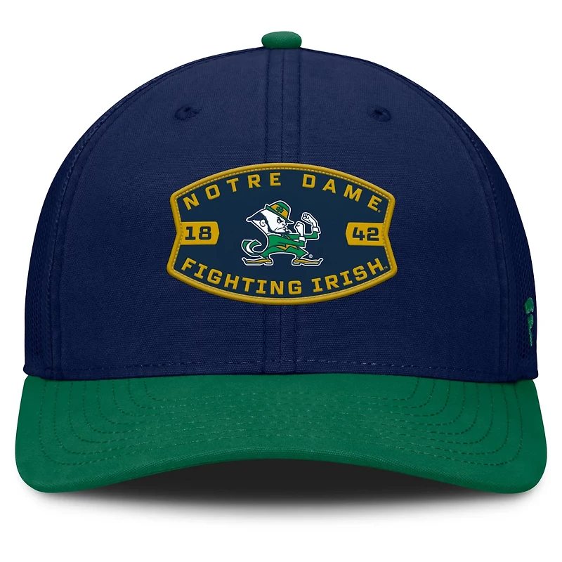Fanatics Kelly Green Notre Dame Fighting Irish Adapt Adjustable Trucker Hat