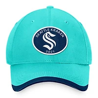 Fanatics Light Seattle Kraken Fundamental Adjustable Hat