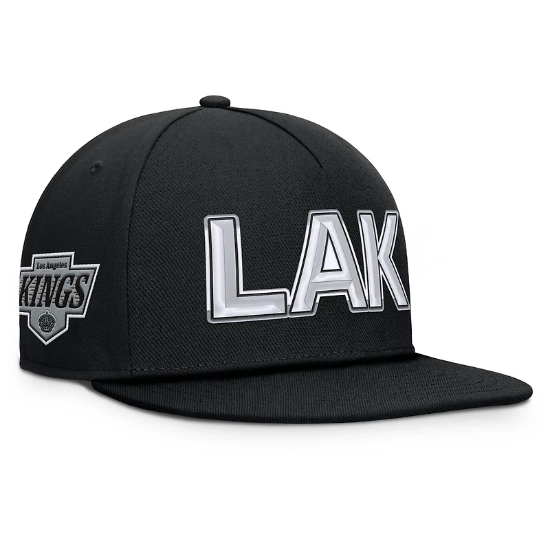 Fanatics Los Angeles Kings Authentic Pro Rink Team Code Snapback Hat