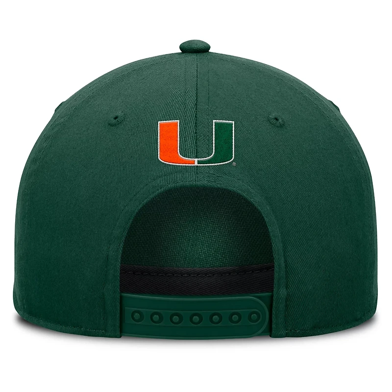 Fanatics Miami Hurricanes Foul Ball Rope Adjustable Hat