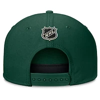 Fanatics Minnesota Wild Authentic Pro Rink Team Code Snapback Hat
