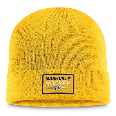 Fanatics Nashville Predators Authentic Pro Cuffed Knit Hat