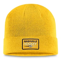 Fanatics Nashville Predators Authentic Pro Cuffed Knit Hat
