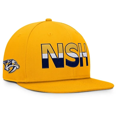 Fanatics Nashville Predators Authentic Pro Rink Snapback Hat