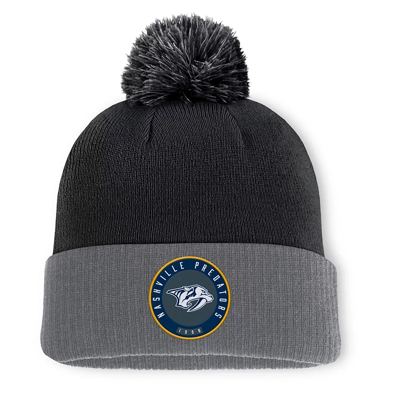 Fanatics Nashville Predators Cuffed Knit Hat with Pom