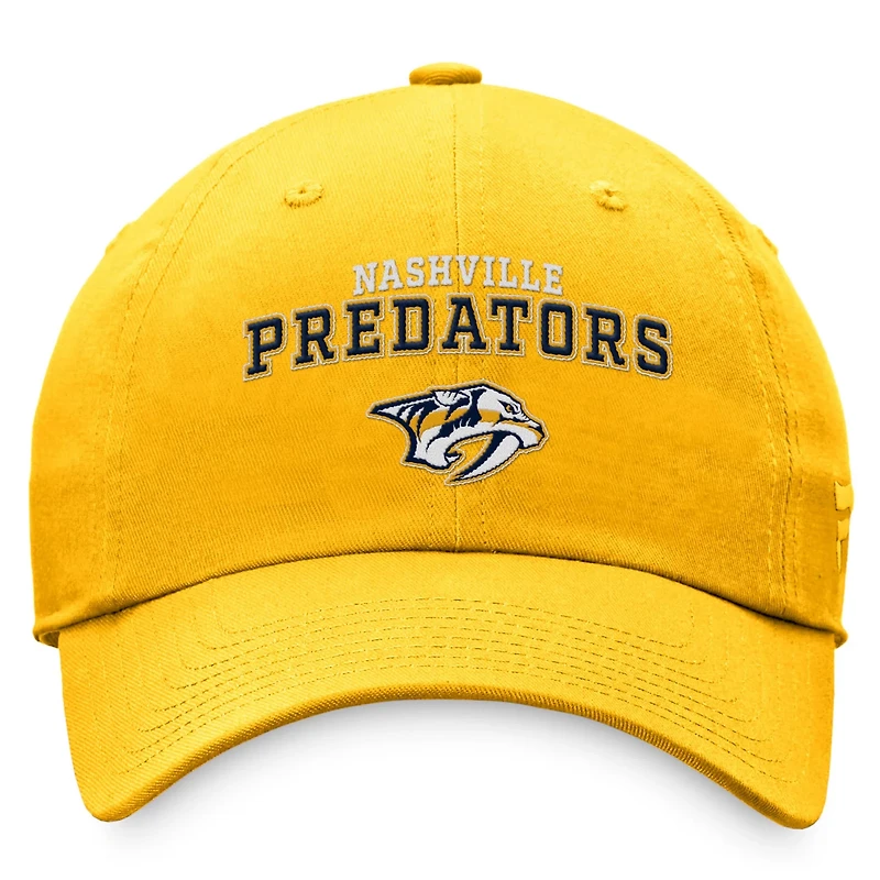 Fanatics Nashville Predators Fundamental Two-Hit Adjustable Hat