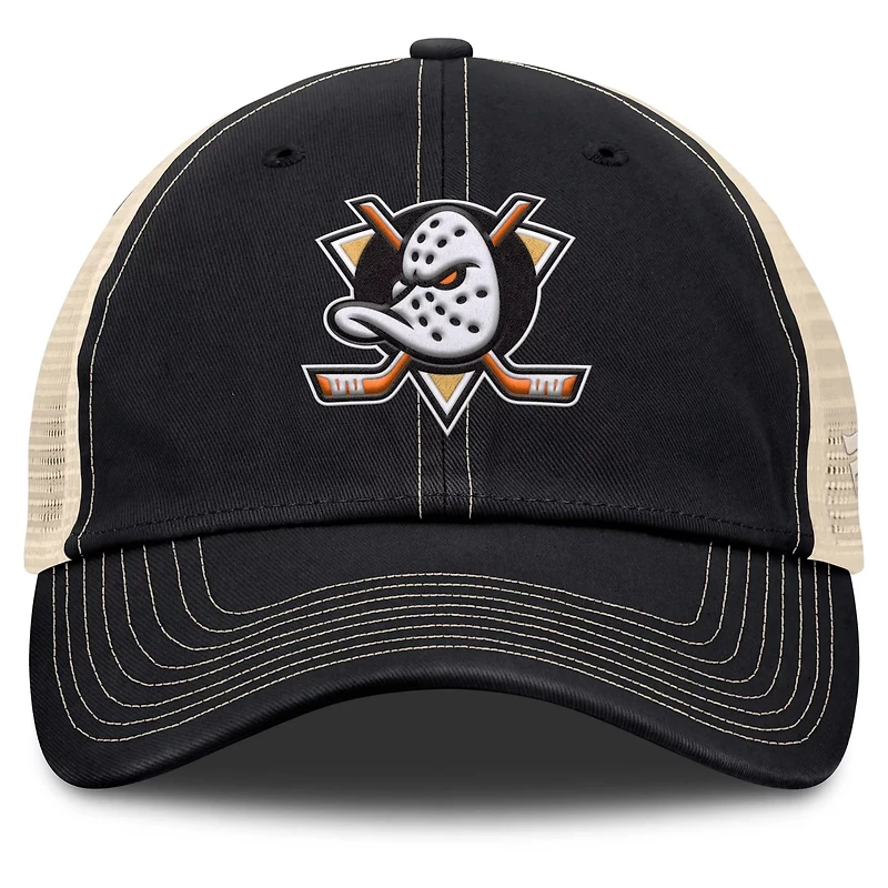 Fanatics Natural Anaheim Ducks Rival Trucker Adjustable Hat