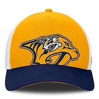 Fanatics Navy Nashville Predators Authentic Pro A-Frame Rink Adjustable Hat
