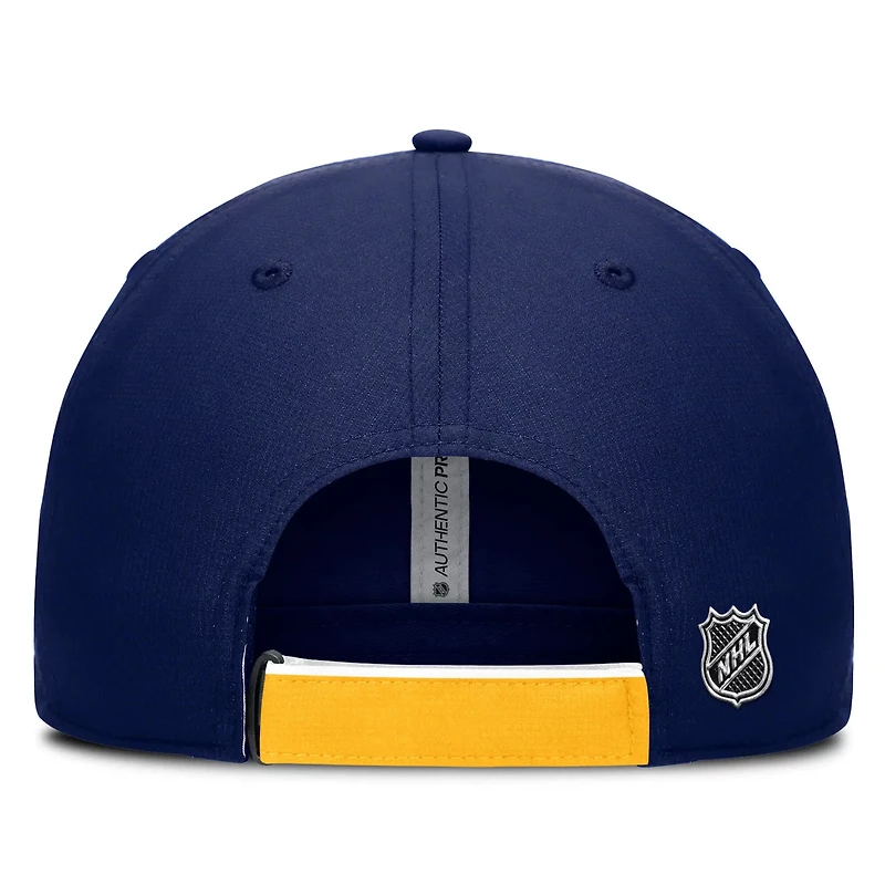 Fanatics Navy Nashville Predators Authentic Pro Ripstop Adjustable Hat