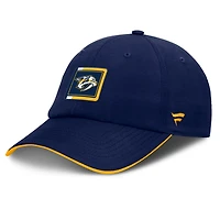 Fanatics Navy Nashville Predators Authentic Pro Ripstop Adjustable Hat