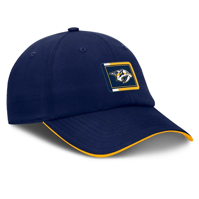 Fanatics Navy Nashville Predators Authentic Pro Ripstop Adjustable Hat