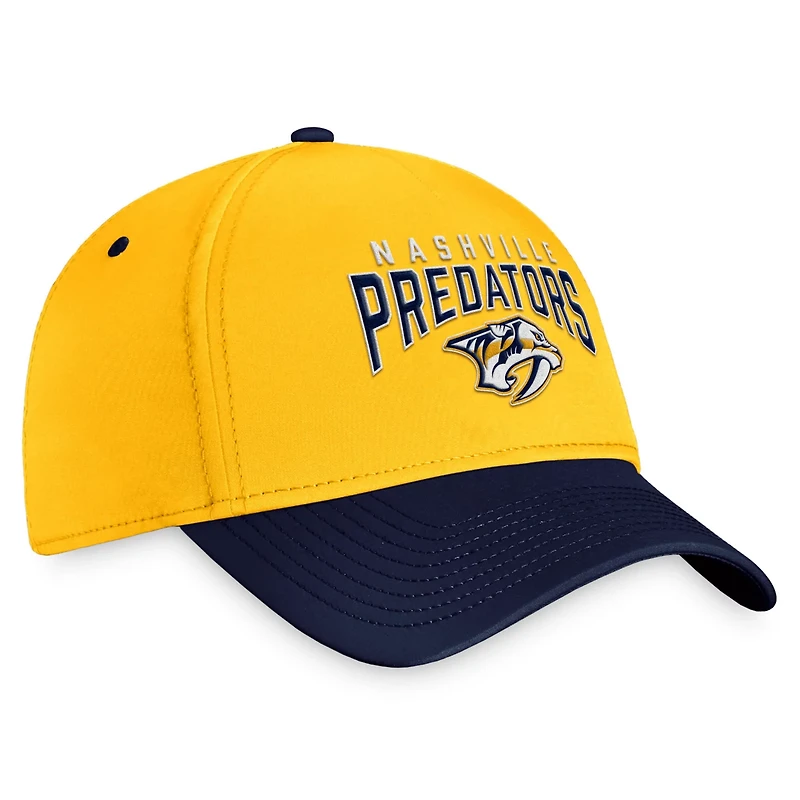 Fanatics /Navy Nashville Predators Fundamental 2-Tone Flex Hat