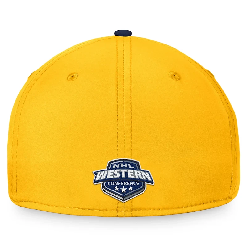 Fanatics /Navy Nashville Predators Fundamental 2-Tone Flex Hat