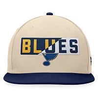 Fanatics Navy St Louis Blues Goalaso Snapback Hat