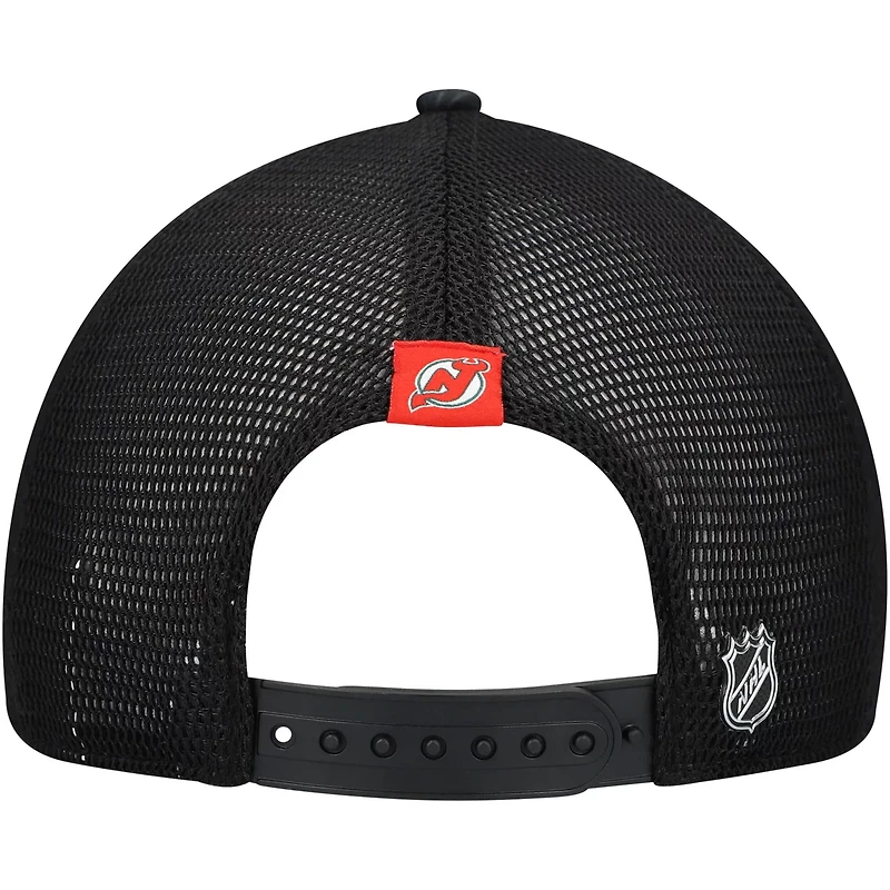 Fanatics New Jersey Devils Authentic Pro Adjustable Trucker Hat
