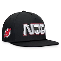Fanatics New Jersey Devils Authentic Pro Rink Team Code Snapback Hat