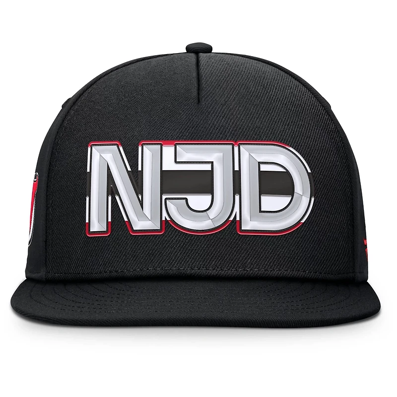 Fanatics New Jersey Devils Authentic Pro Rink Team Code Snapback Hat