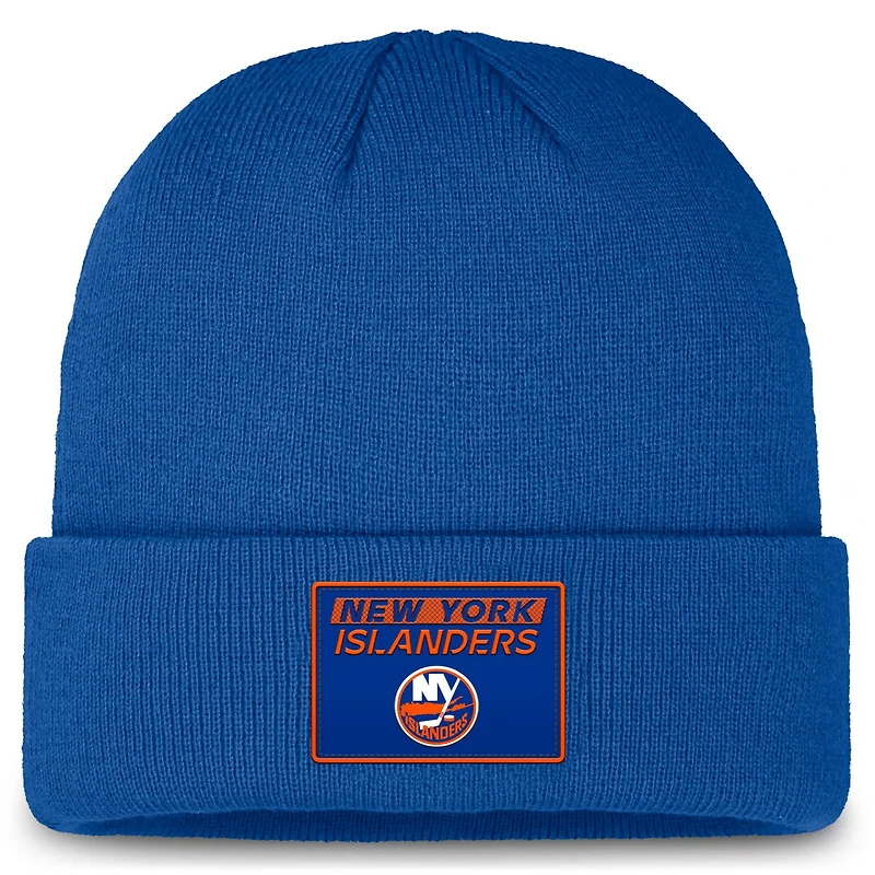 Fanatics New York Islanders Authentic Pro Cuffed Knit Hat