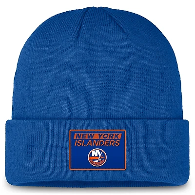 Fanatics New York Islanders Authentic Pro Cuffed Knit Hat