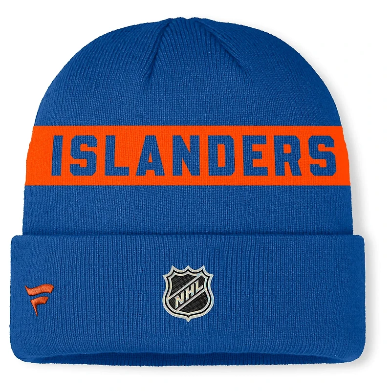 Fanatics New York Islanders Authentic Pro Rink Cuffed Knit Hat