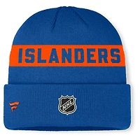 Fanatics New York Islanders Authentic Pro Rink Cuffed Knit Hat