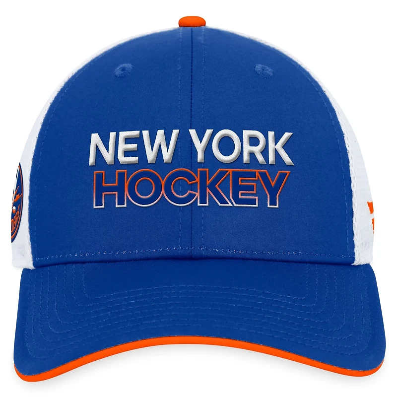 Fanatics New York Islanders Authentic Pro Rink Trucker Adjustable Hat