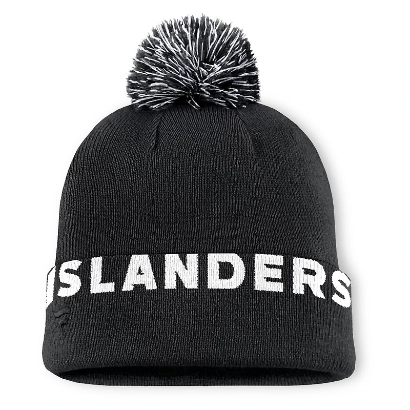Fanatics New York Islanders High Stick Cuffed Knit Hat with Pom
