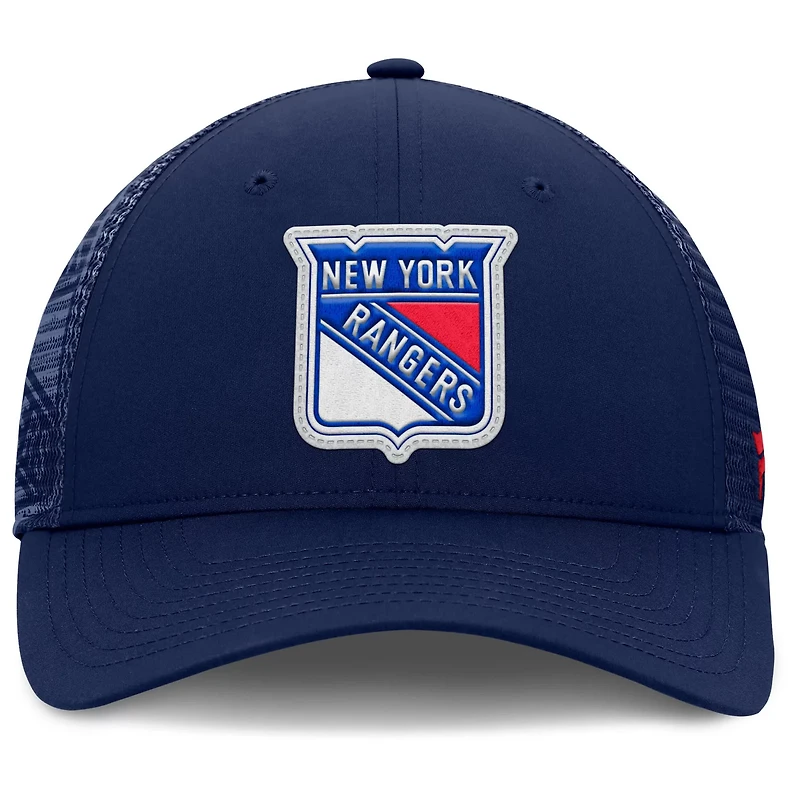 Fanatics New York Rangers Authentic Pro Home Ice Trucker Adjustable Hat