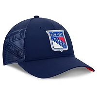 Fanatics New York Rangers Authentic Pro Home Ice Trucker Adjustable Hat