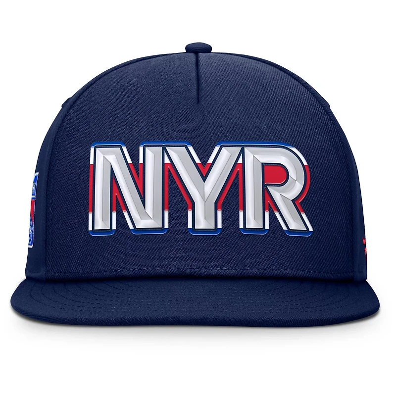 Fanatics New York Rangers Authentic Pro Rink Team Code Snapback Hat