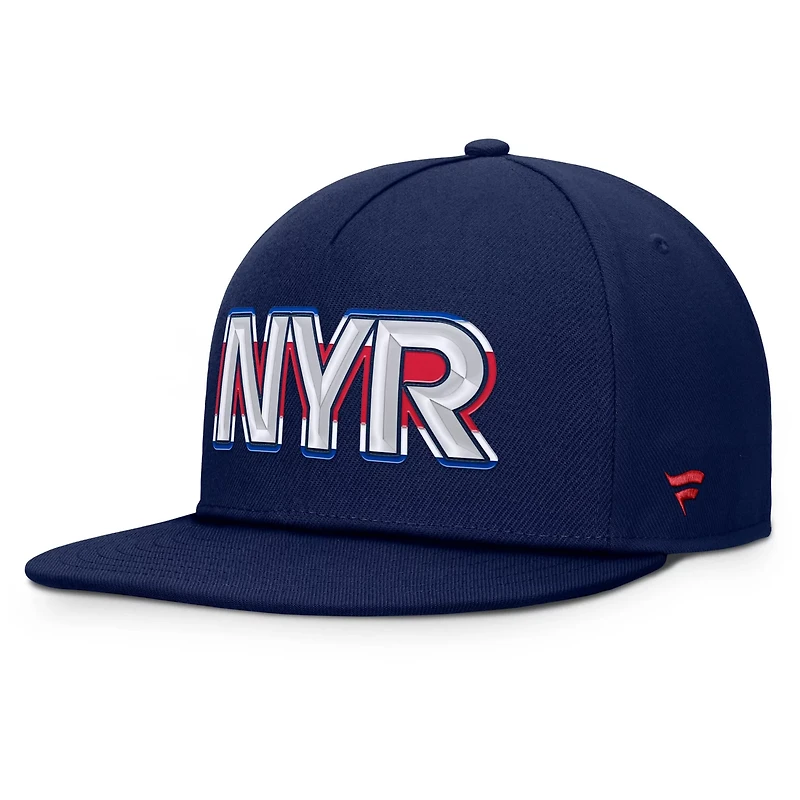 Fanatics New York Rangers Authentic Pro Rink Team Code Snapback Hat
