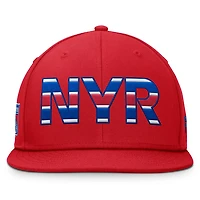 Fanatics New York Rangers Authentic Pro Team Rink Snapback Hat