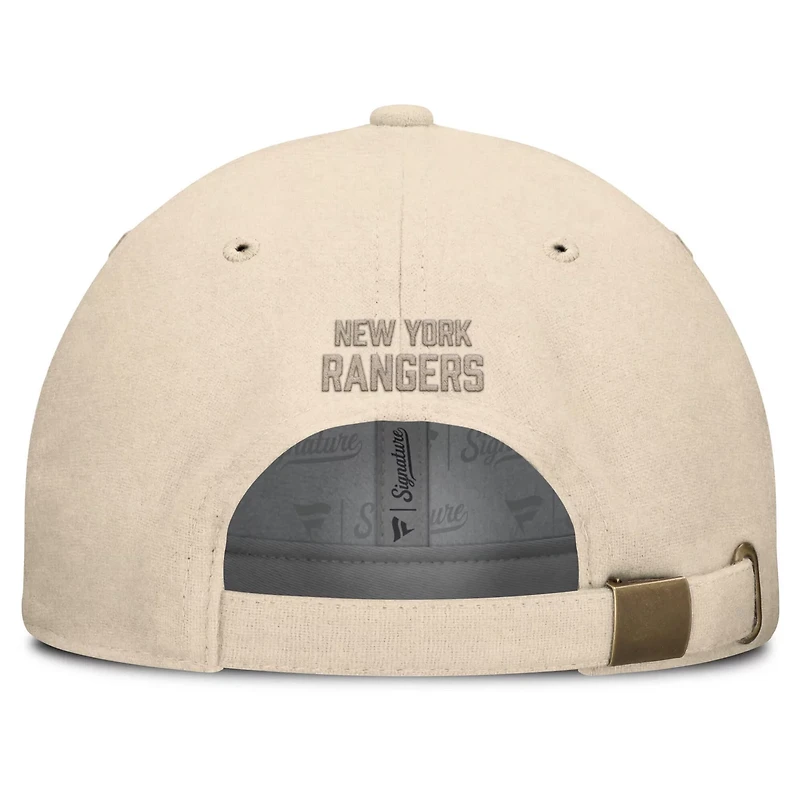 Fanatics New York Rangers Front Office Canvas Adjustable Hat
