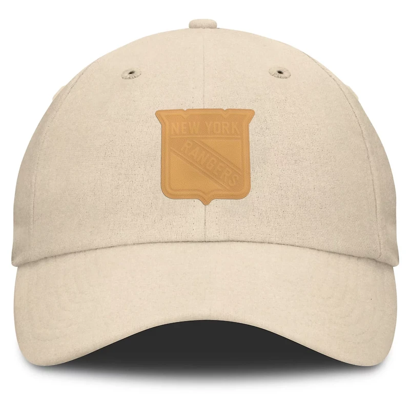 Fanatics New York Rangers Front Office Canvas Adjustable Hat